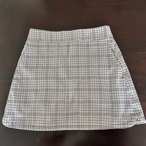 Plaid Mini Skort